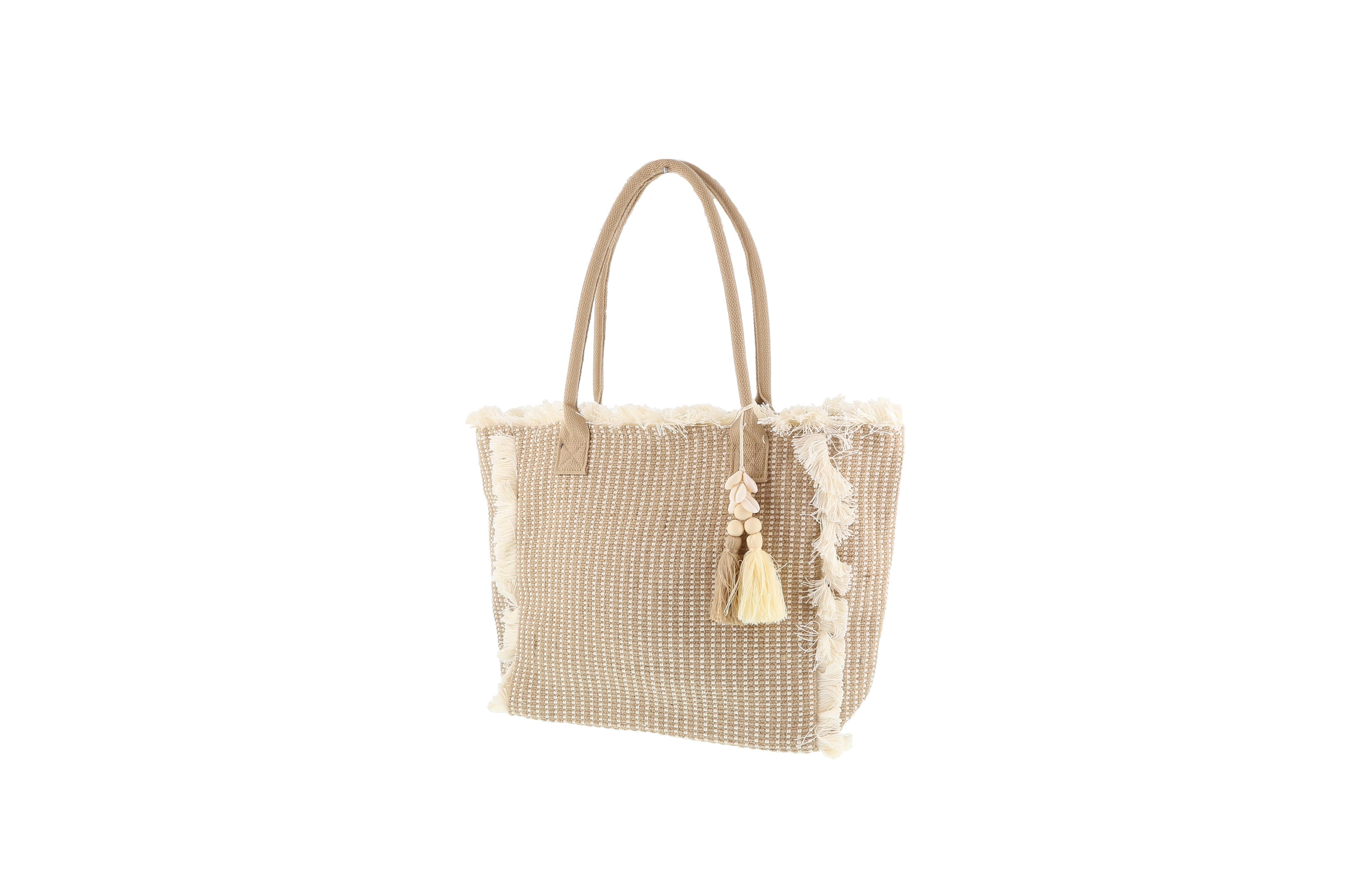 Borsa shopper beige