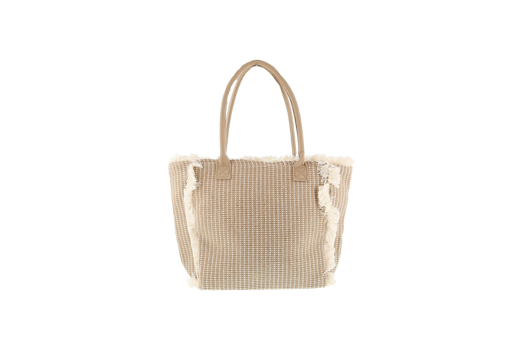 Borsa shopper beige