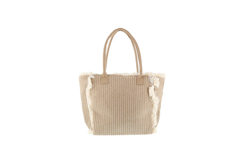 Borsa shopper beige